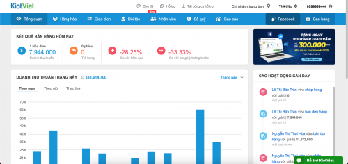 phần mềm quản lý bán hàng kiotviet