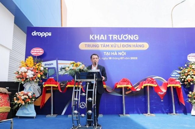 Ông Bùi Trung Kiên, Phó Chủ tịch Hiệp hội Thương mại điện tử Việt Nam phát biểu tại sự kiện