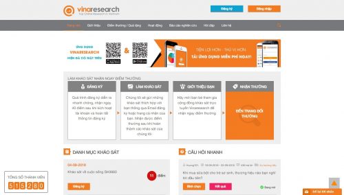 Kiếm tiền online với Vinaresearch