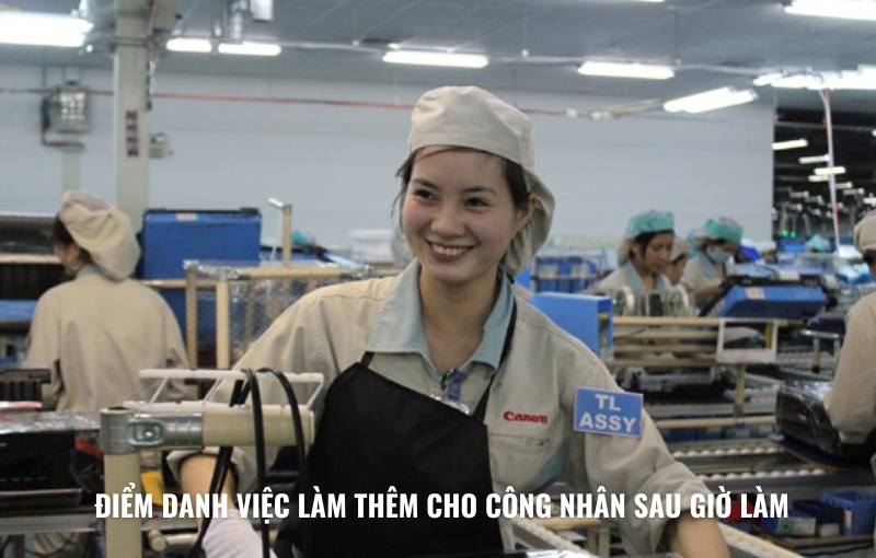 công việc làm thêm cho công nhân