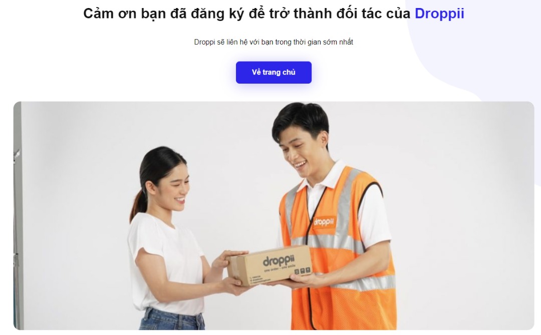 đăng ký bán hàng droppii