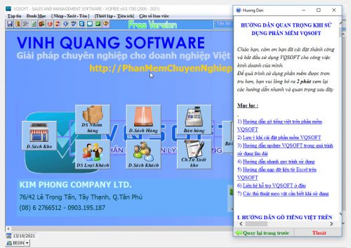 Phần mềm quản lý siêu thị