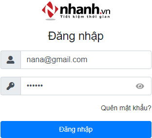 Hướng dẫn cách đăng nhập nhanh VN