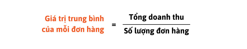 Công thức tính chỉ số AOV