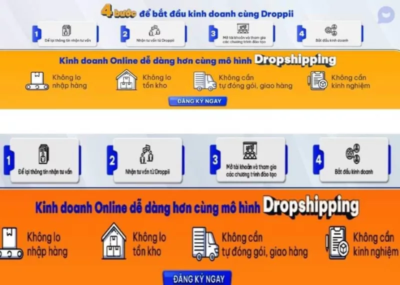Cảnh báo lừa đảo giả mạo Droppii