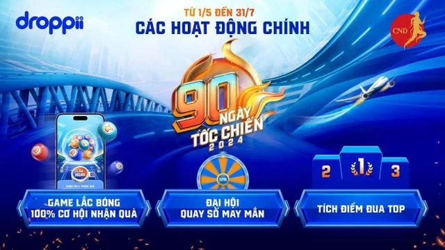 Droppii khởi động 90 ngày tốc chiến