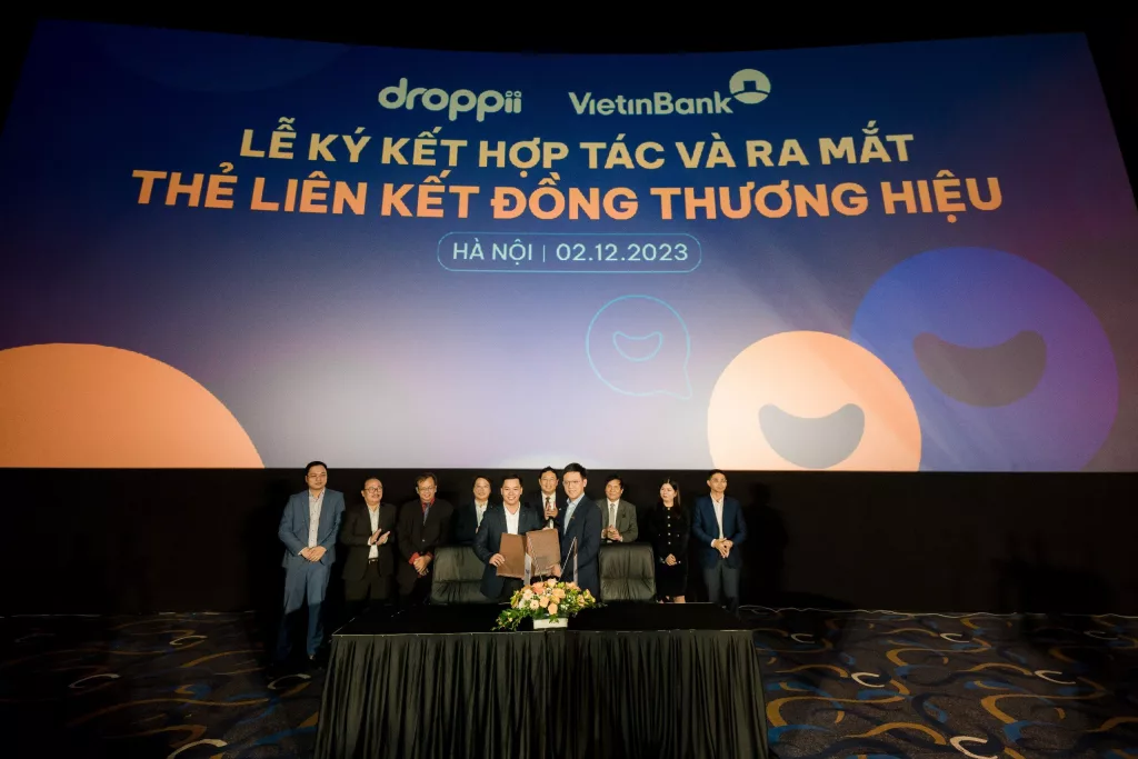 Ra mắt ứng dụng Droppii Mall - Droppii kí kết hợp tác cùng Vietinbank