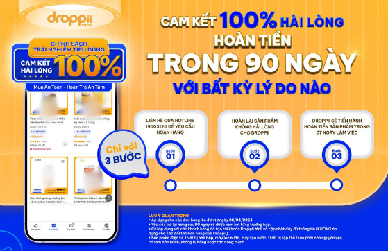 Sâm Bắc Mỹ CND đồng hành cùng “Chính sách Trải nghiệm tiêu dùng” của Droppii