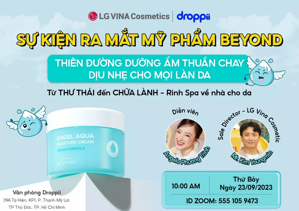 Angela Phương Trinh tham dự sự kiện ra mắt dòng sản phẩm BEYOND tại DROPPI