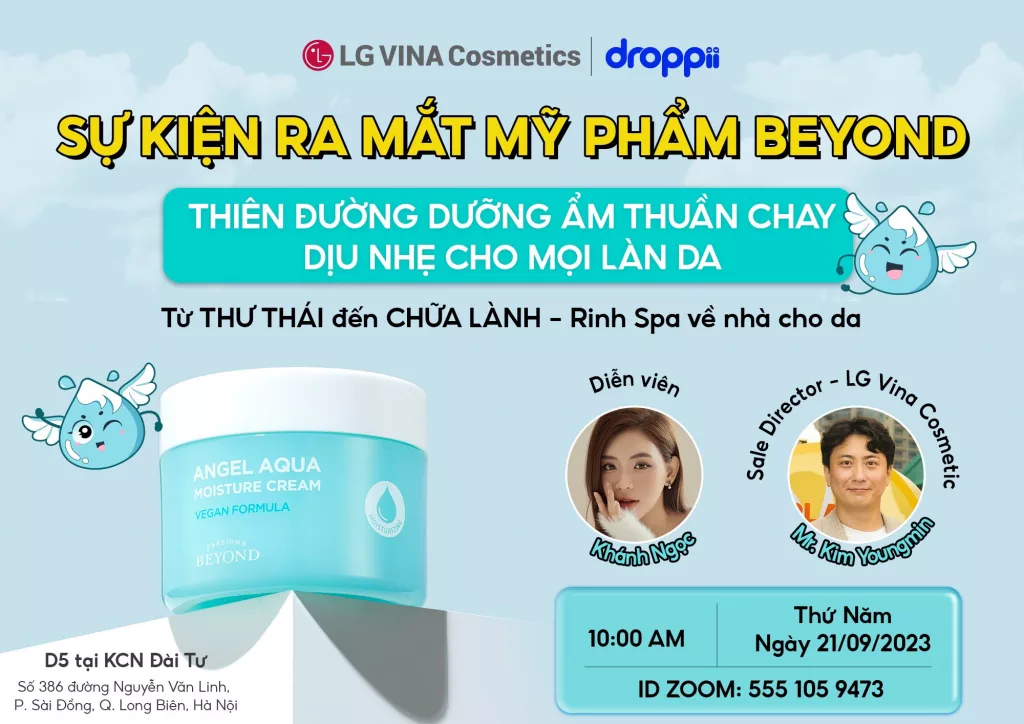 Angela Phương Trinh tham dự sự kiện ra mắt dòng sản phẩm BEYOND tại DROPPI