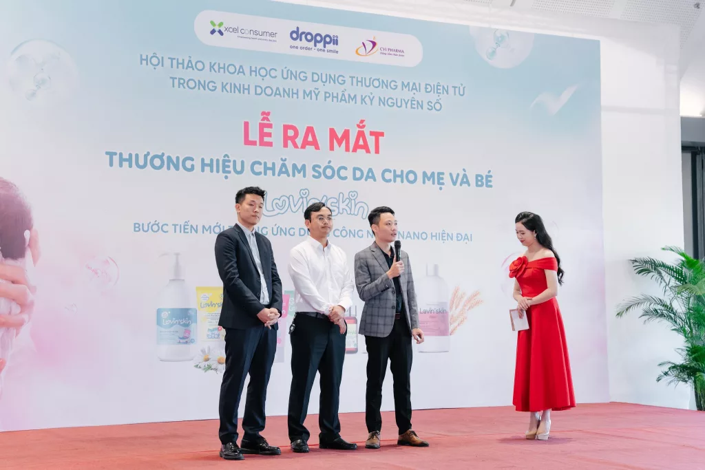 Nhiều giáo sư, tiến sĩ y tế và MC VTV Ngô Mai Phương tham gia lễ ra mắt Lovin’skin tại Droppii