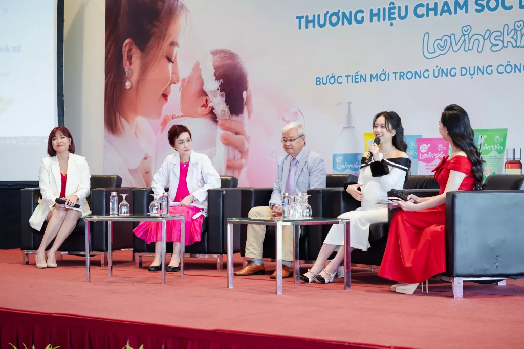 Nhiều giáo sư, tiến sĩ y tế và MC VTV Ngô Mai Phương tham gia lễ ra mắt Lovin’skin tại Droppii