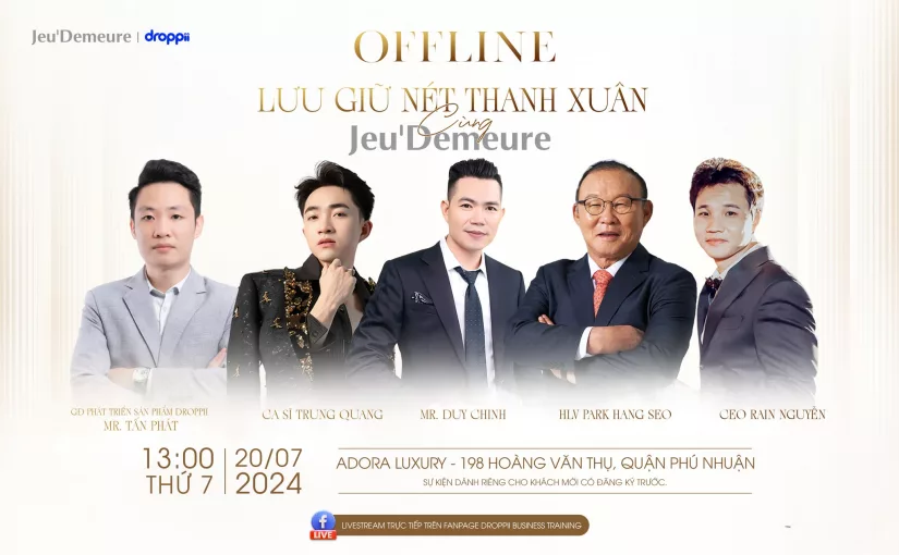 [LÊN KỆ DROPPII] PDP JEU'DEMEURE - LƯU GIỮ NÉT THANH XUÂN