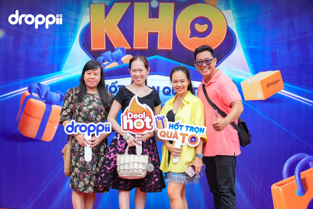 Droppii tổ chức sự kiện "Dạo kho - Hốt trọn quà to" hoành tráng với 3000+ lượt khách tham dự