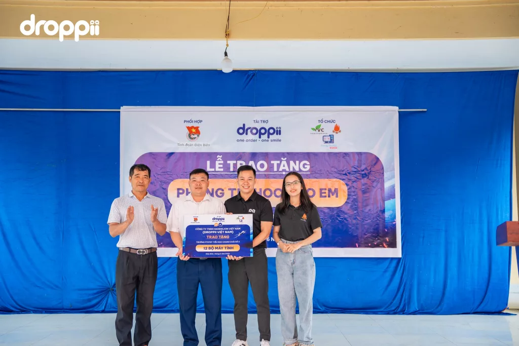 Droppii trao tặng 2 phòng tin học cho học sinh tỉnh Lai Châu, Điện Biên