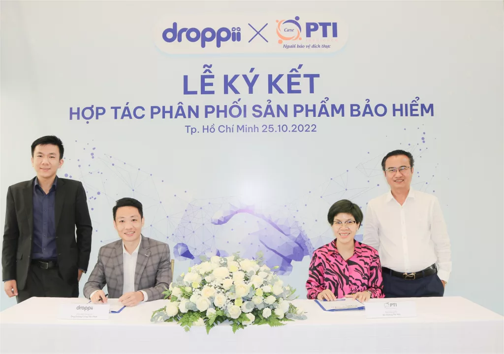 Droppii và PTI hợp tác kinh doanh bảo hiểm: Bước tiến quan trọng trên thị trường TMDT