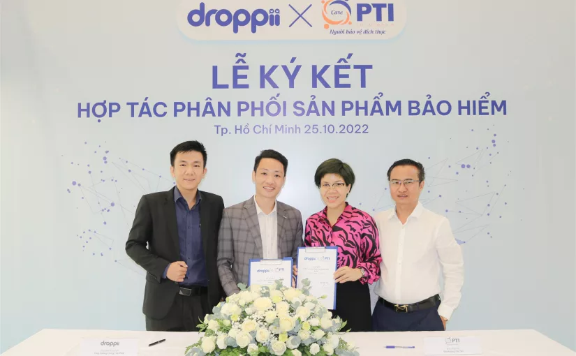 Droppii và PTI hợp tác kinh doanh bảo hiểm: Bước tiến quan trọng trên thị trường TMDT