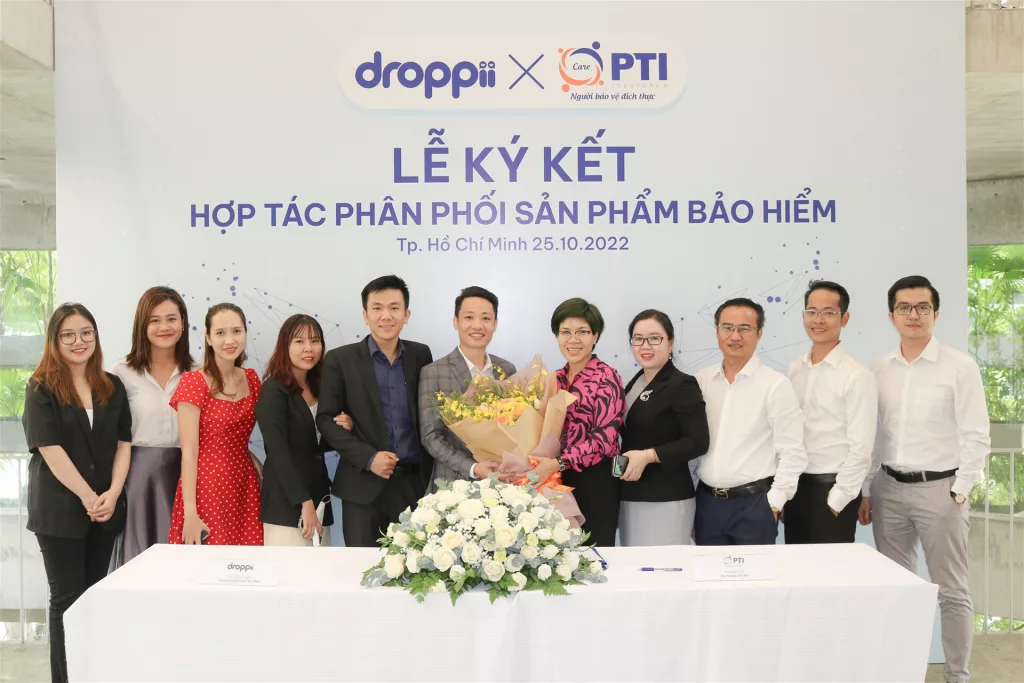 Droppii và PTI hợp tác kinh doanh bảo hiểm: Bước tiến quan trọng trên thị trường TMDT