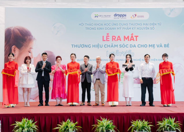 Nhiều giáo sư, tiến sĩ y tế và MC VTV Ngô Mai Phương tham gia lễ ra mắt Lovin’skin tại Droppii