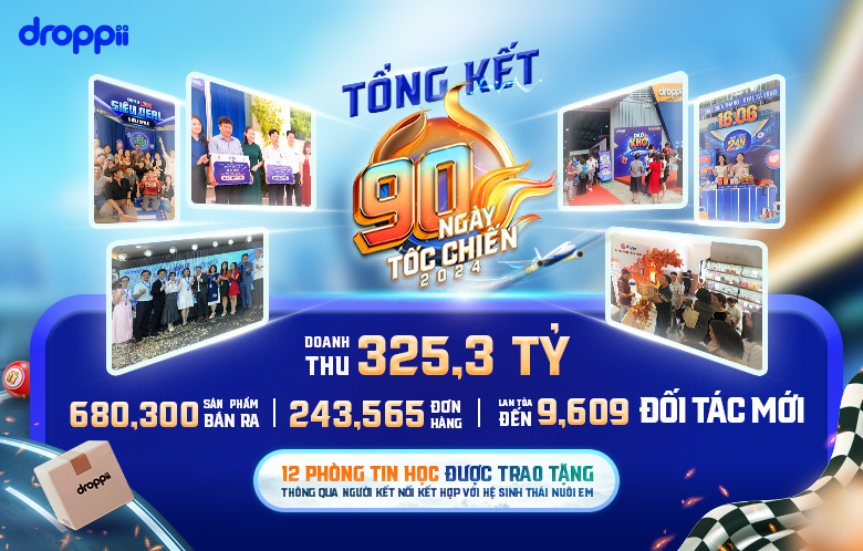Tổng kết chiến dịch 90 Ngày tốc chiến 2024 - Phá vỡ kỷ lục với doanh thu hơn 325 tỷ đồng