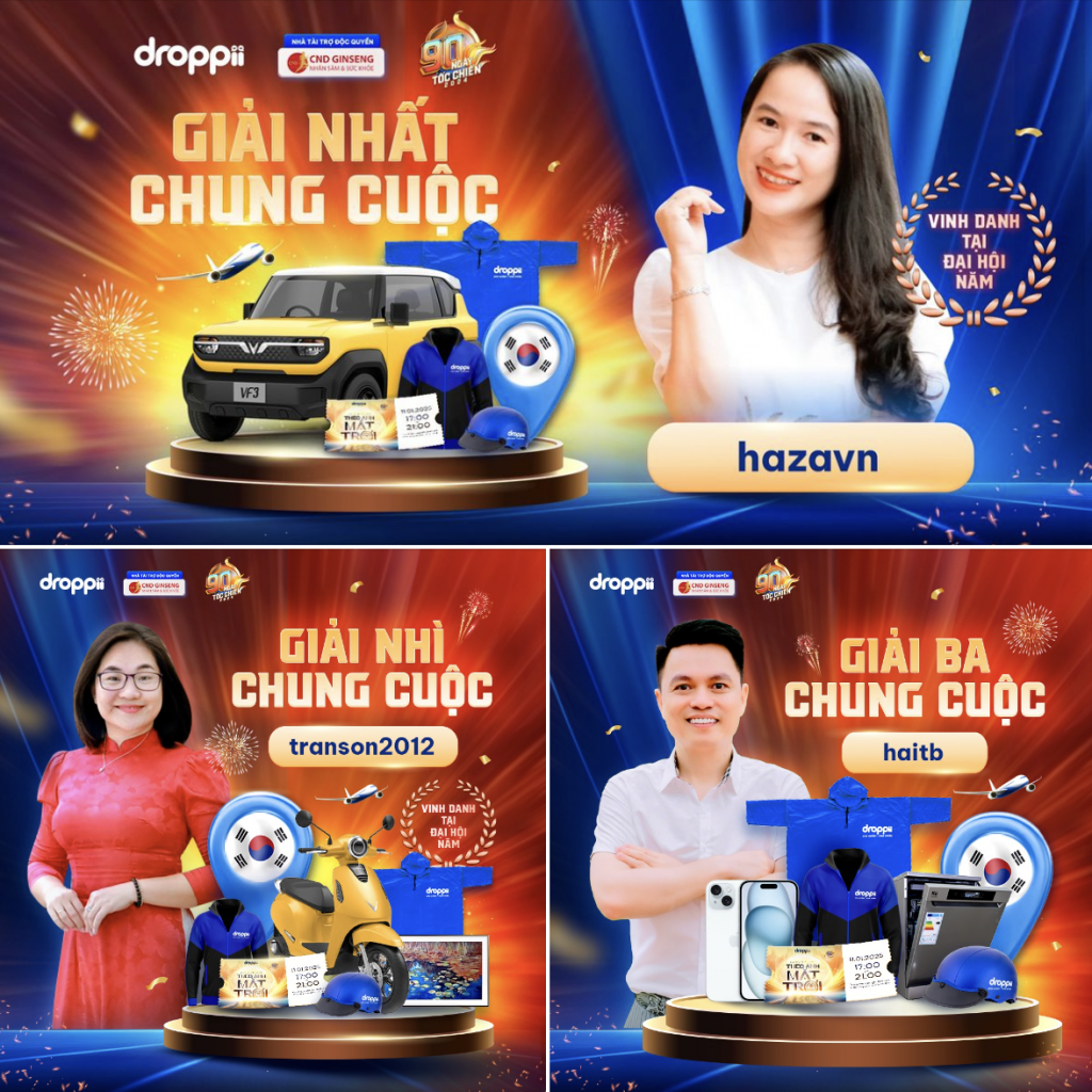 Top 3 Đối tác kinh doanh xuất sắc 90 ngày tốc chiến 2024