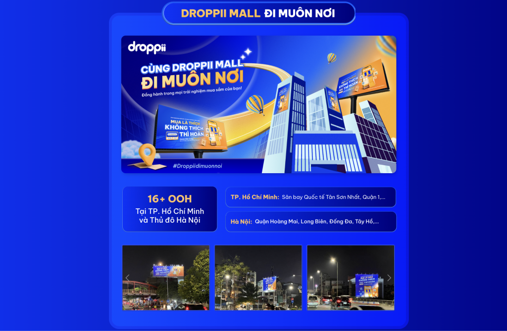 Cẩm nang khám phá Droppii Mall: Mua là thích - Không thích thì hoàn